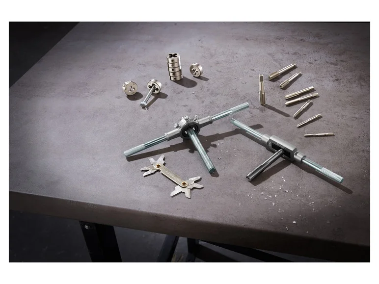 PARKSIDE Set de filetage et taraudage. 21 pièces