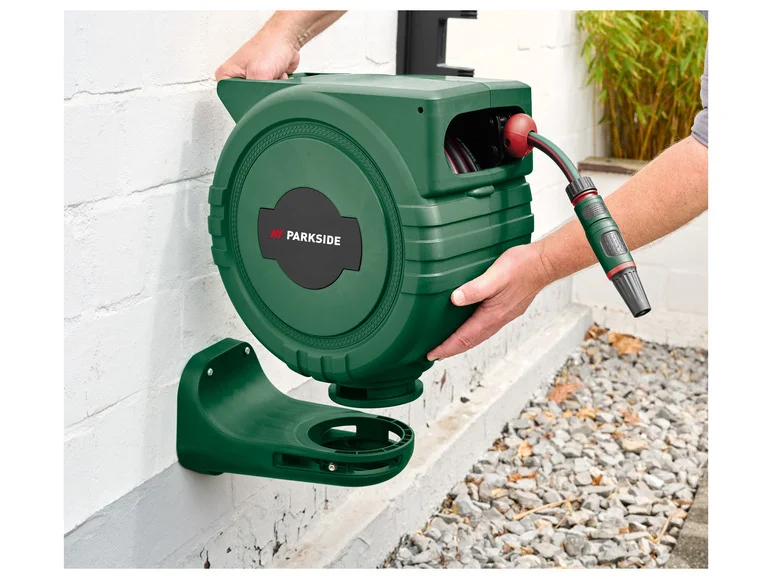 PARKSIDE® Enrouleur de tuyau mural. 25 m