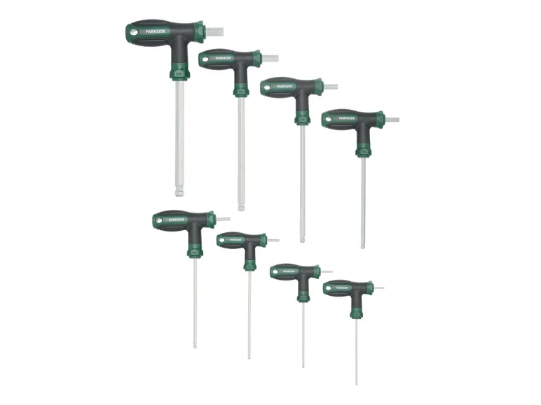 PARKSIDE® Jeu de clés mâles à poignée en T. 8 pièces