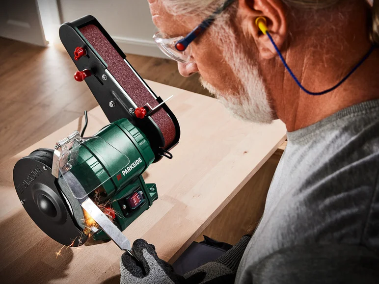 PARKSIDE Ponceuse stationnaire à bande PSBS 240 C2. 240 W