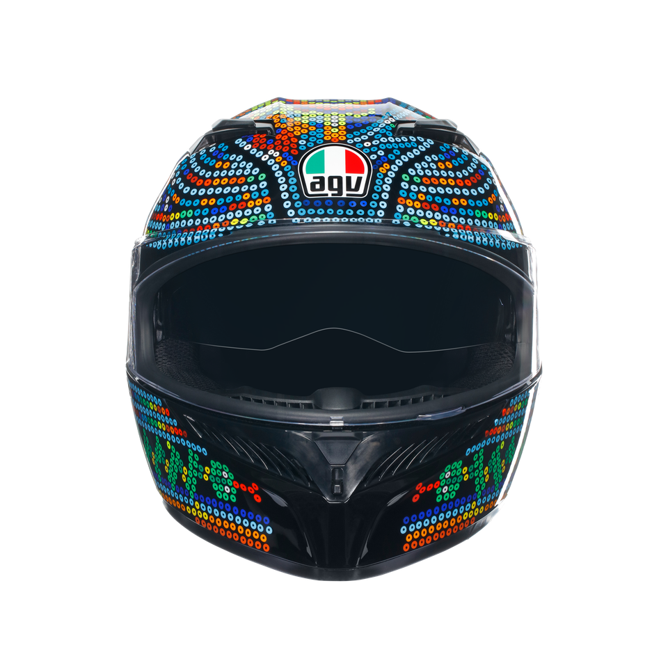 K3 ROSSI WINTER TEST 2018 - MOTORBIKE FULL FACE HELMET E2206