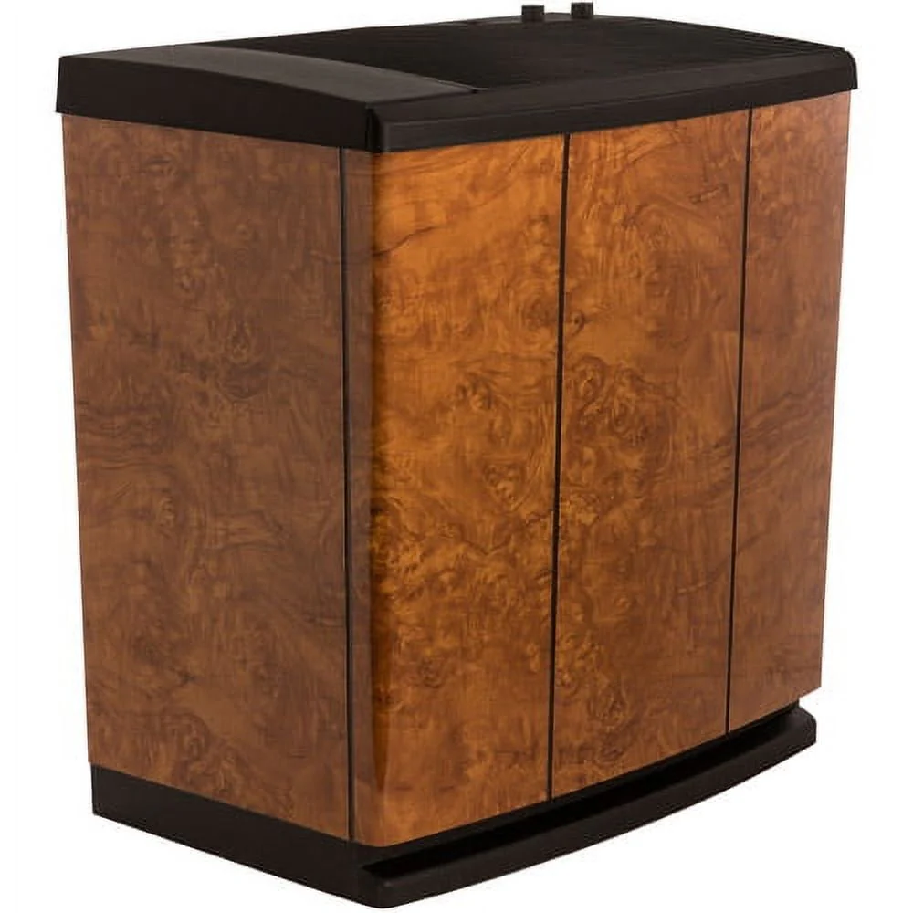 AIRCARE H12-400HB 3-Speed Whole-House Console-Style Evaporative Humidifier, Oak Burl