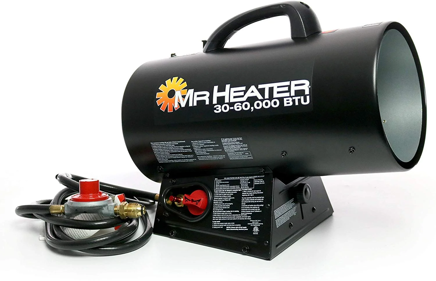 Mr. Heater 60,000 BTU Quiet Burner Technology Forced Air Propane Heater